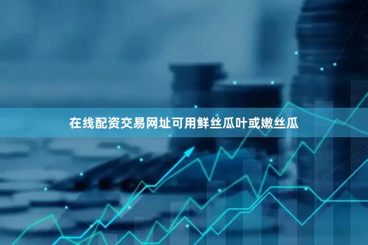 在线配资交易网址可用鲜丝瓜叶或嫩丝瓜